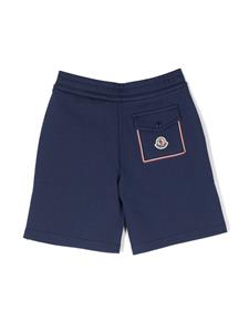 Moncler Enfant Katoenen shorts - Blauw