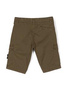 Stone Island Junior Shorts met logopatch - Groen