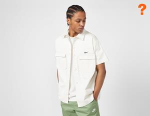 Nike Life Woven Military Short-Sleeve Shirt, White