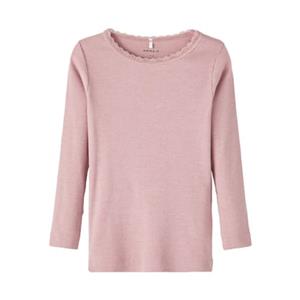 Name It Sweatshirt Kab (1-tlg) Spitze, Stickerei