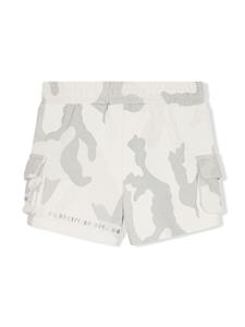 Dolce & Gabbana Kids Cargo shorts met camouflageprint - Beige