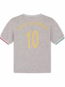 Dolce & Gabbana Kids T-shirt met logo - Grijs