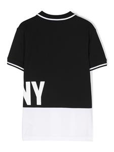 Dkny Kids Poloshirt met logoprint - Zwart