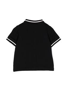 Emporio Armani Kids Poloshirt met logopatch - Zwart