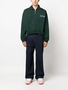 Marni Sweater met logoprint - Groen