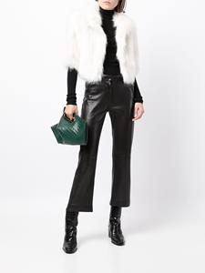 Unreal Fur Cropped jas - Wit