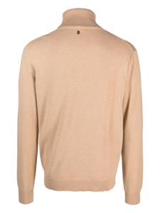 DONDUP Ribgebreide coltrui - Beige