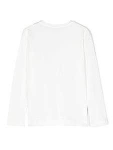 Monnalisa T-shirt met strikdetail - Wit