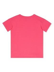 Gucci Kids T-shirt met logoprint - Roze