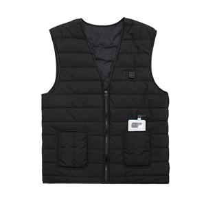 TOMTOP JMS Washable Heated Vest USB Cold-Proof Waistcoat Far Infrared Electric Heating Vest Heated Clothing Winter Body Warmer 3 Heating Levels Adjustment