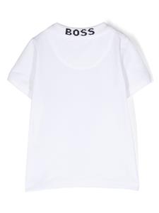 BOSS Kidswear Poloshirt met logo - Wit