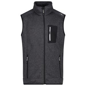 CMP  Vest Jacquard Knitted - Fleecebodywarmer, grijs