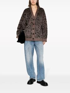 MSGM Vest met luipaardprint - Bruin