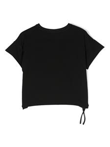 Andorine T-shirt met patch - Zwart