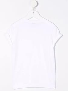 Brunello Cucinelli Kids T-shirt met opgestikte zak - Wit