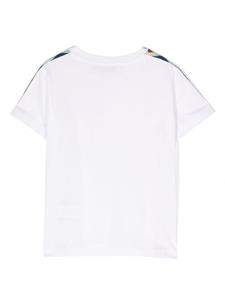 Missoni Kids T-shirt met zigzag detail - Wit
