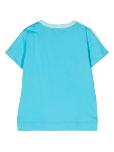 Missoni Kids T-shirt met colourblocking - Blauw