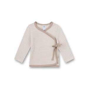 Sanetta Pyjamashirt beige gestreept