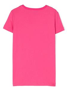Missoni Kids T-shirt met geborduurd logo - Roze