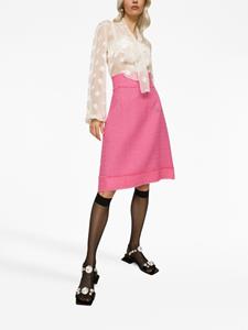 Dolce & Gabbana Tweed rok - Roze