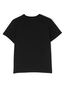 Lanvin Enfant T-shirt met logoprint - Zwart