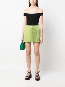 Nuè Mini-rok versierd met stras - Groen