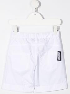 Moschino Kids Shorts met logoprint - Wit