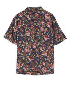 By Walid x Kindred shirt met bloemenprint - Blauw