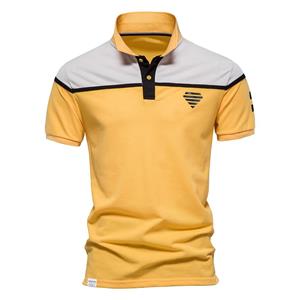 AIOPESON Men Fashion AIOPESON Brand Quality Cotton Sport Polo Shirt Men Casual Social Short Sleeve Men's Polos Fashion Summer Tops Tees Men Clothing