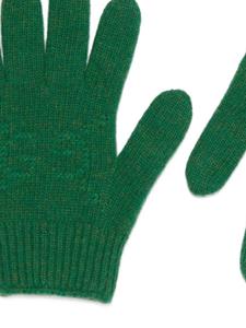 Gucci Kids Gebreide handschoenen - Groen