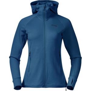 Bergans  Women's Ulstein Wool Hood Jacket - Wollen vest, blauw