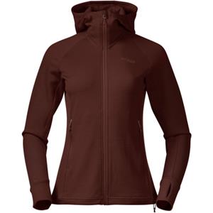 Bergans  Women's Ulstein Wool Hood Jacket - Wollen vest, bruin