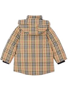 Burberry Kids Donsjack met capuchon - Beige