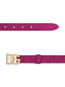 Dolce & Gabbana Kids Riem met logogesp - Roze