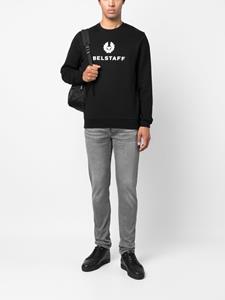 Belstaff Sweater met logoprint - Zwart