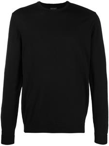 Roberto Collina crew neck sweater - Zwart