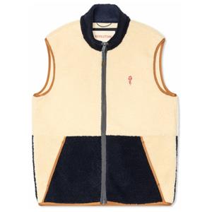 Revolution  Fleece Vest in Block Colors - Fleecebodywarmer, beige