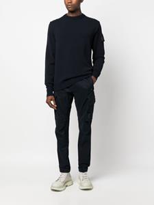 C.P. Company Sweater met logopatch - Blauw