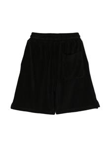 Dolce & Gabbana Kids logo-embroidered track shorts - Zwart