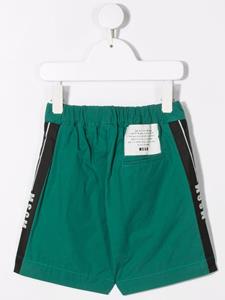 MSGM Kids Elastische shorts - Groen