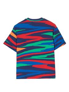Missoni Kids T-shirt met zigzag-print - Veelkleurig