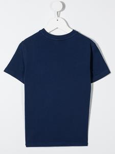 Lanvin Enfant T-shirt met logoprint - Blauw
