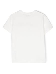 Lanvin Enfant T-shirt met geborduurd logo - Wit