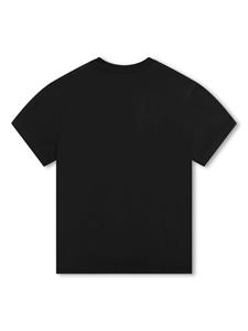 Lanvin Enfant T-shirt met logo - Zwart