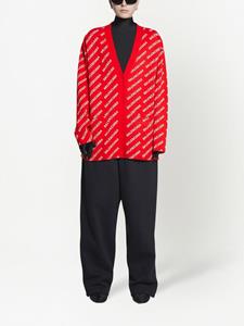 Balenciaga Vest met logo - Rood