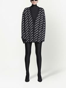 Balenciaga Vest met logoprint - Zwart