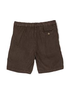 Il Gufo Linnen shorts - Bruin