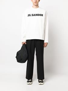 Jil Sander Sweater met logoprint - Wit