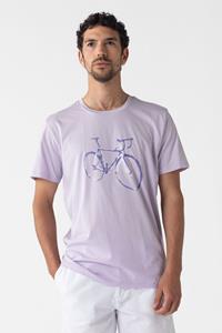 Sissy-Boy Lichtpaars katoenen T-shirt met fiets