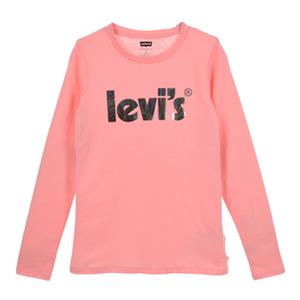 Levis Levi's Kids shirt met lange mouwen Peach es n Cream